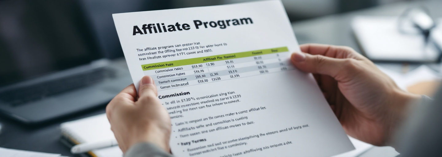reviewing affiliate program listing